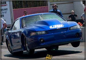 The Outlaw 10.5 Cobra Of Joe Newsham Jumping Off To A Points Lead, Photo Courtesy Of GoneDragRacing.com