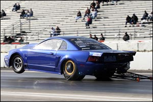 Joe Newsham In a wild wheelstand