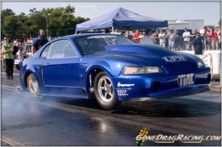 Massive Power Captured Off The Starting Line At Cecil County Dragway and Joe Newsham, Photo Courtesy Of GoneDragRacing.com